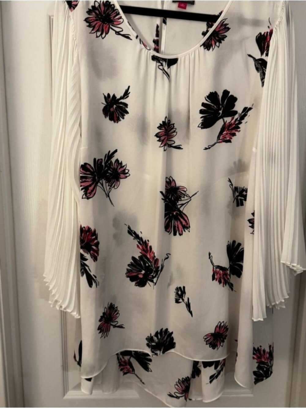 White Cream Bell Sleeve Blouse - NWOT